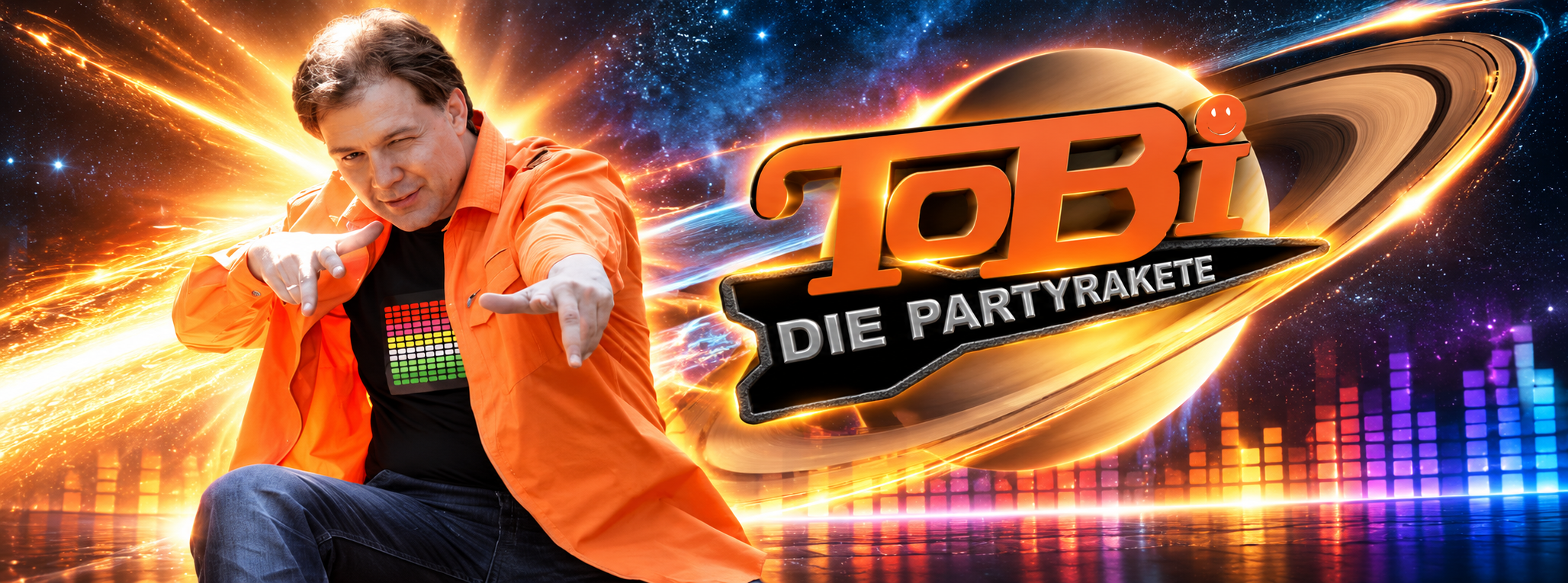 ToBi die Partyrakete Banner